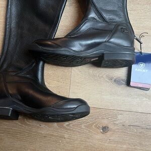 Ariat Womens Black Leather Riding Boots